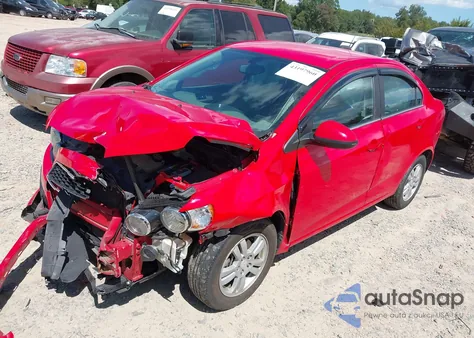 2015 Chevrolet Sonic Lt Auto из США, поврежденный, VIN 1G1JC5SH8F4104788